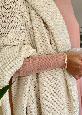 Ensemble cocooning Maelle rose tendre