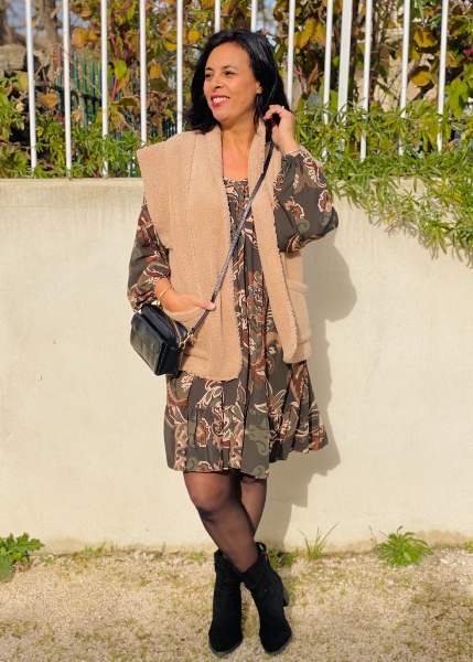 Robe fluide Jungle