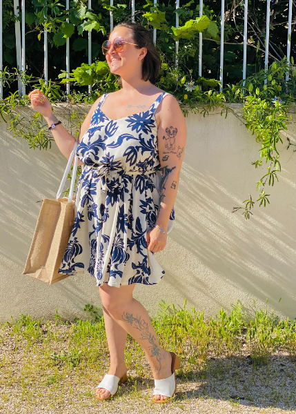 Robe Adelie évasée 