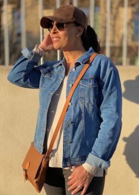 Veste en jean Ambrine  grande taille 