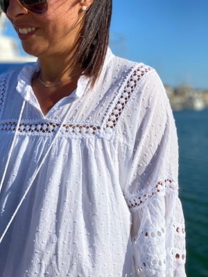 Robe plumetis Clemence