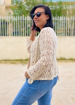 Gilet façon crochet Melie