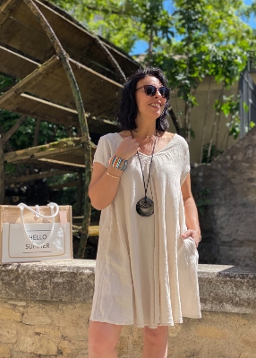 Robe en lin Petunia 