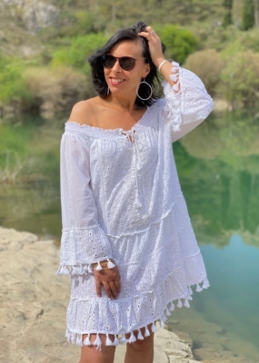 Chemise romantique modèle Dorine