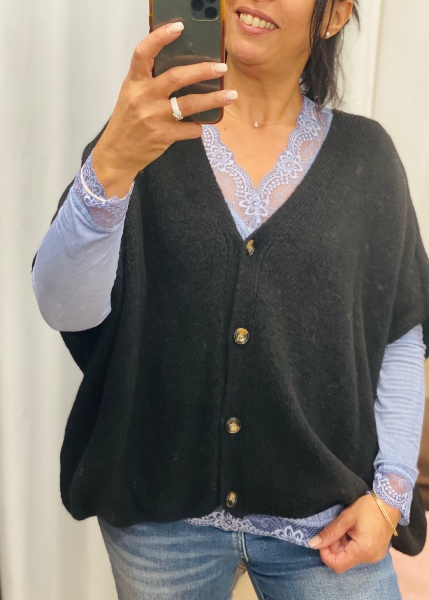 Pull gliet sans manche Iris 