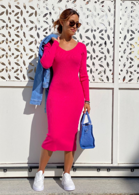 Robe longue maille Nourjane 