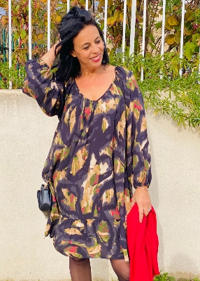 Robe fluide Jungle