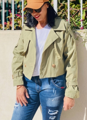 Trench court Gala vert