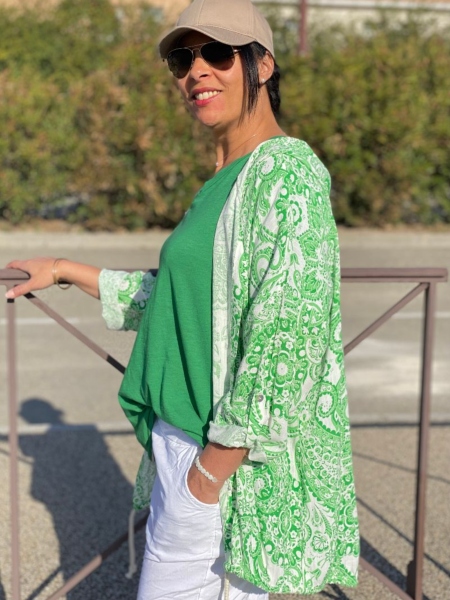 Veste légère imprimée Lucie 