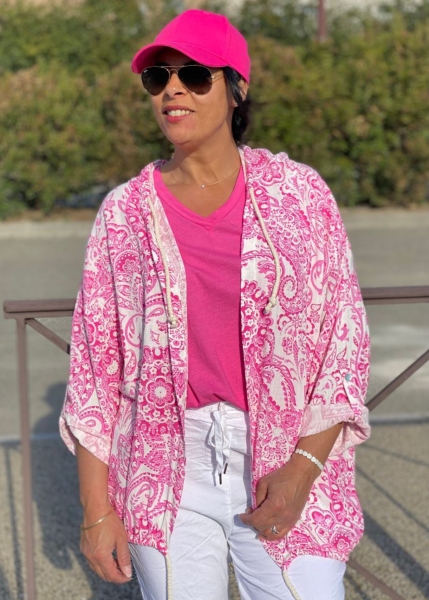 Veste légère imprimée Lucie 
