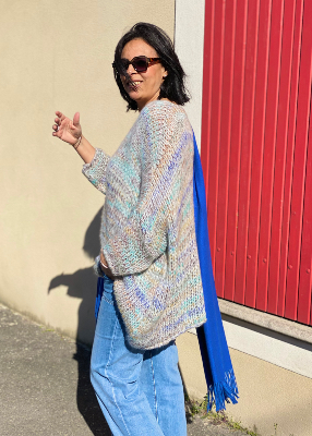 Pull Bahia oversize col V
