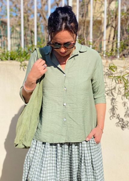 Chemise unie Charlotte 