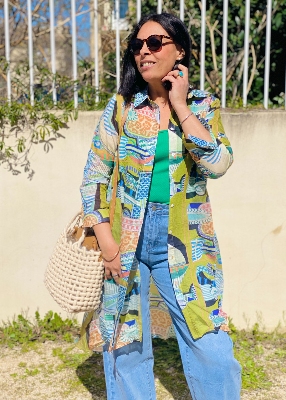Chemise longue Mel defile