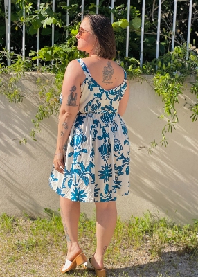 Robe Adelie évasée 