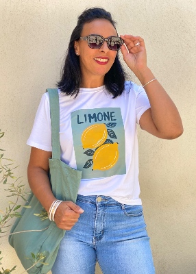 Tee-Shirt Tutti Frutti Citron