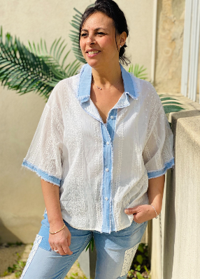 Chemise coton en jean Sil