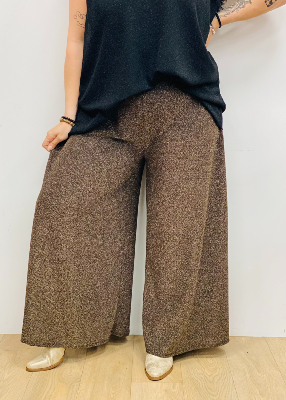 Pantalon fluide lurex Disco