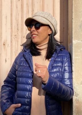 Doudoune fine Flavie marine