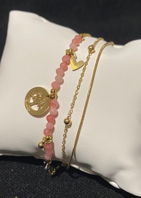 Bracelet  acier Arbre de vie