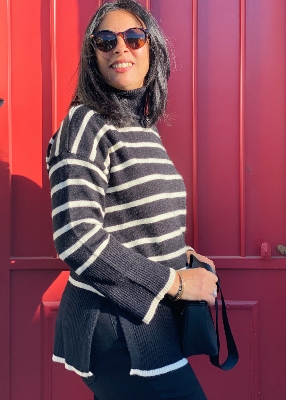 Pull col roulé Alienor