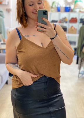 Top lurex Orion  Grande Taille