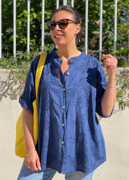 Chemise Flavie broderie anglaise 