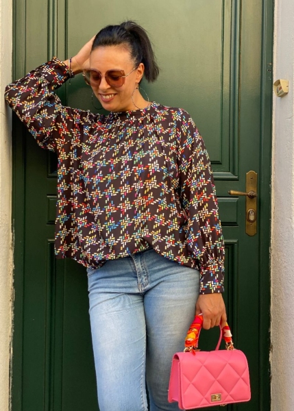 Blouse Retro vaporeuse