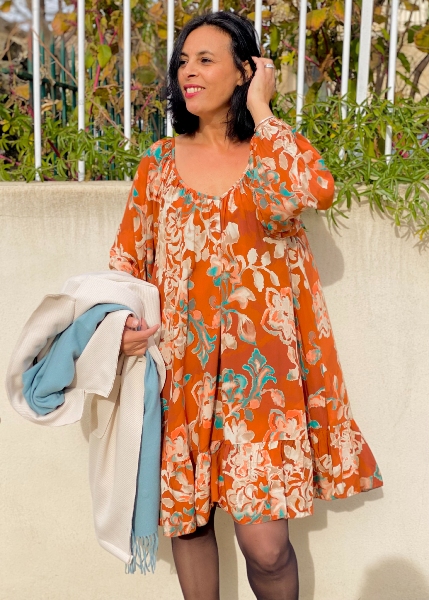 Robe fluide Jungle