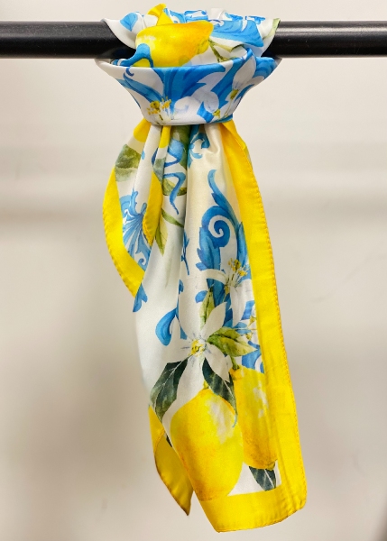 Foulards soyeux Citrons 