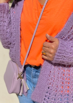 Gilet maille ajouré Tim