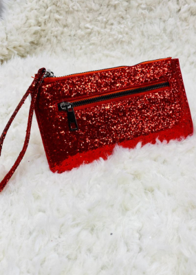 Pochette à paillettes