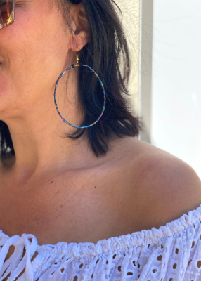 Boucles d'oreilles artisanales,  modèle Lisbonne