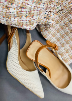 Escarpins   talon defile