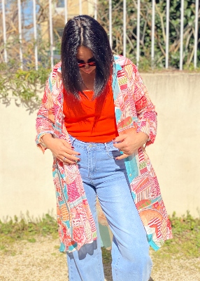 Chemise longue Mel defile