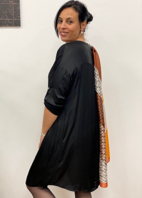 Robe viscose et soie Ruby