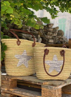 Panier silver modèle "Star" XL