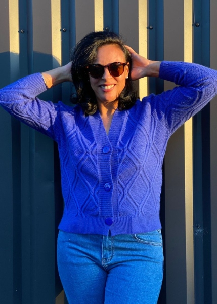 Gilet court maille Sanna 
