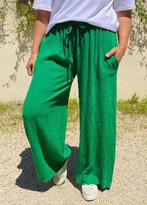 Pantalon Laly  gaze de coton 