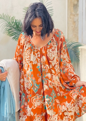 Robe fluide Jungle