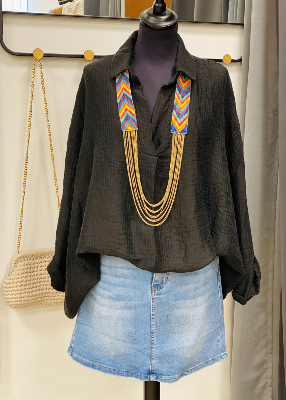 Tunique unie Annabelle