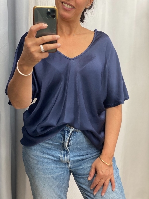 Top Silky col V 