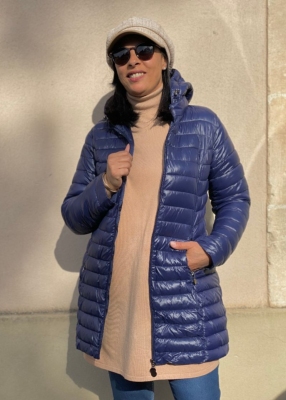 Doudoune fine Flavie marine