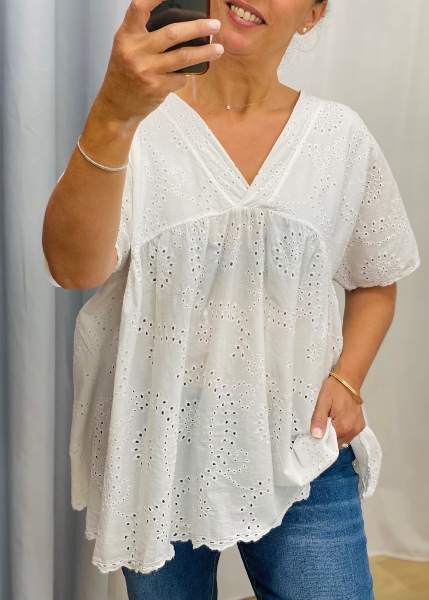 Top Naomie broderie anglaise 