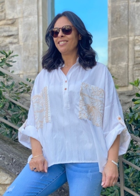 Blouse brodée Florence 