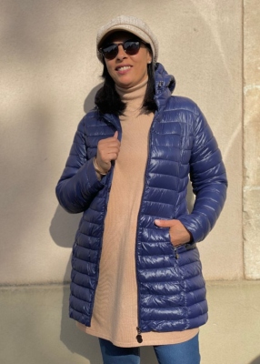 Doudoune fine Flavie marine
