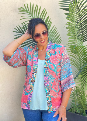 Kimono soie Alba 