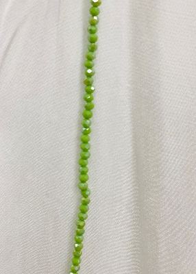 Sautoir perles de verre 50cm