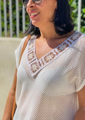 Top Danae ajouré