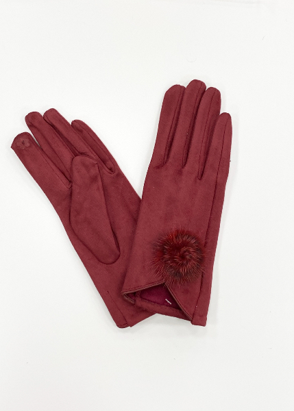 Gants modèle Pompons