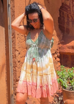 Robe courte Bohème Terra 